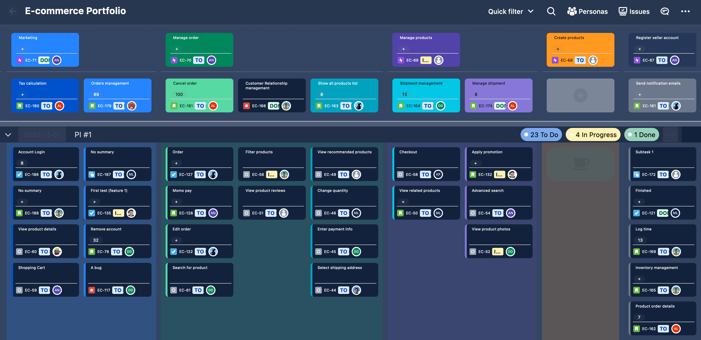 Portfolio Story mapping for Jira