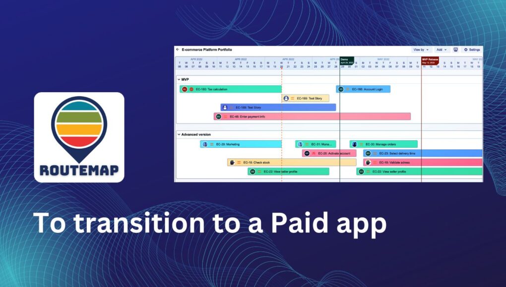 Routemap to transition to a Paid app