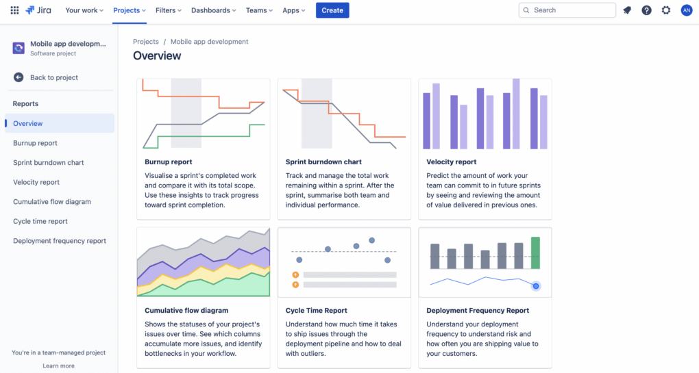 Reports in Jira, Which report type is best for your team? | Jira Guru