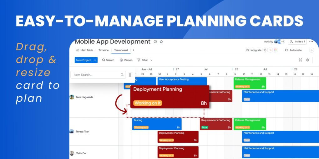 Easy-to-Manage Planning Cards
