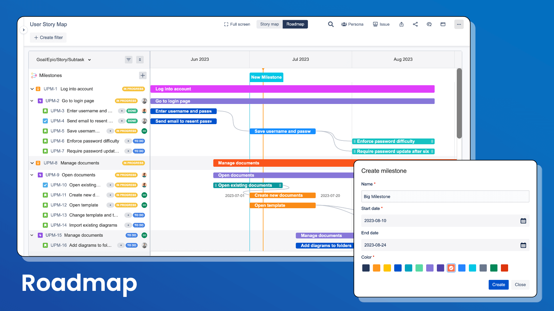 Roadmap for Jira