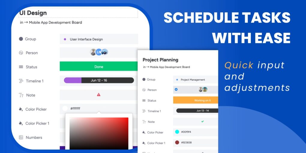 Schedule tasks with ease