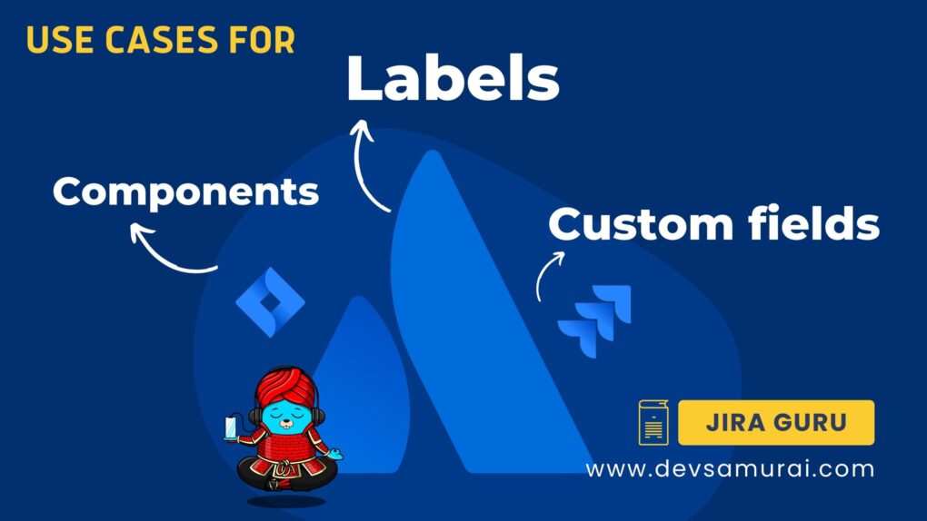 components labels and custom fields in jira