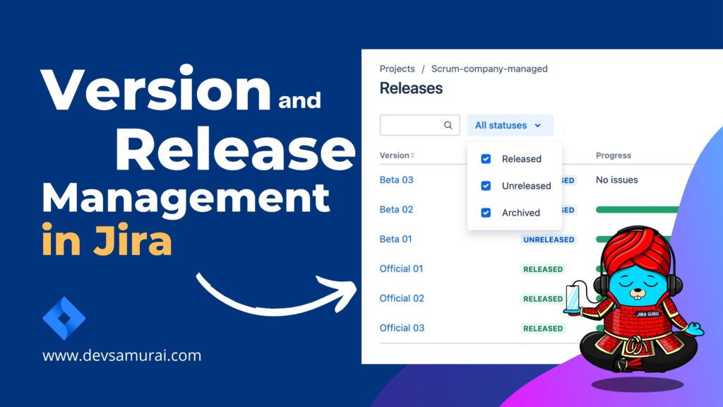 Version and Release Management in Jira