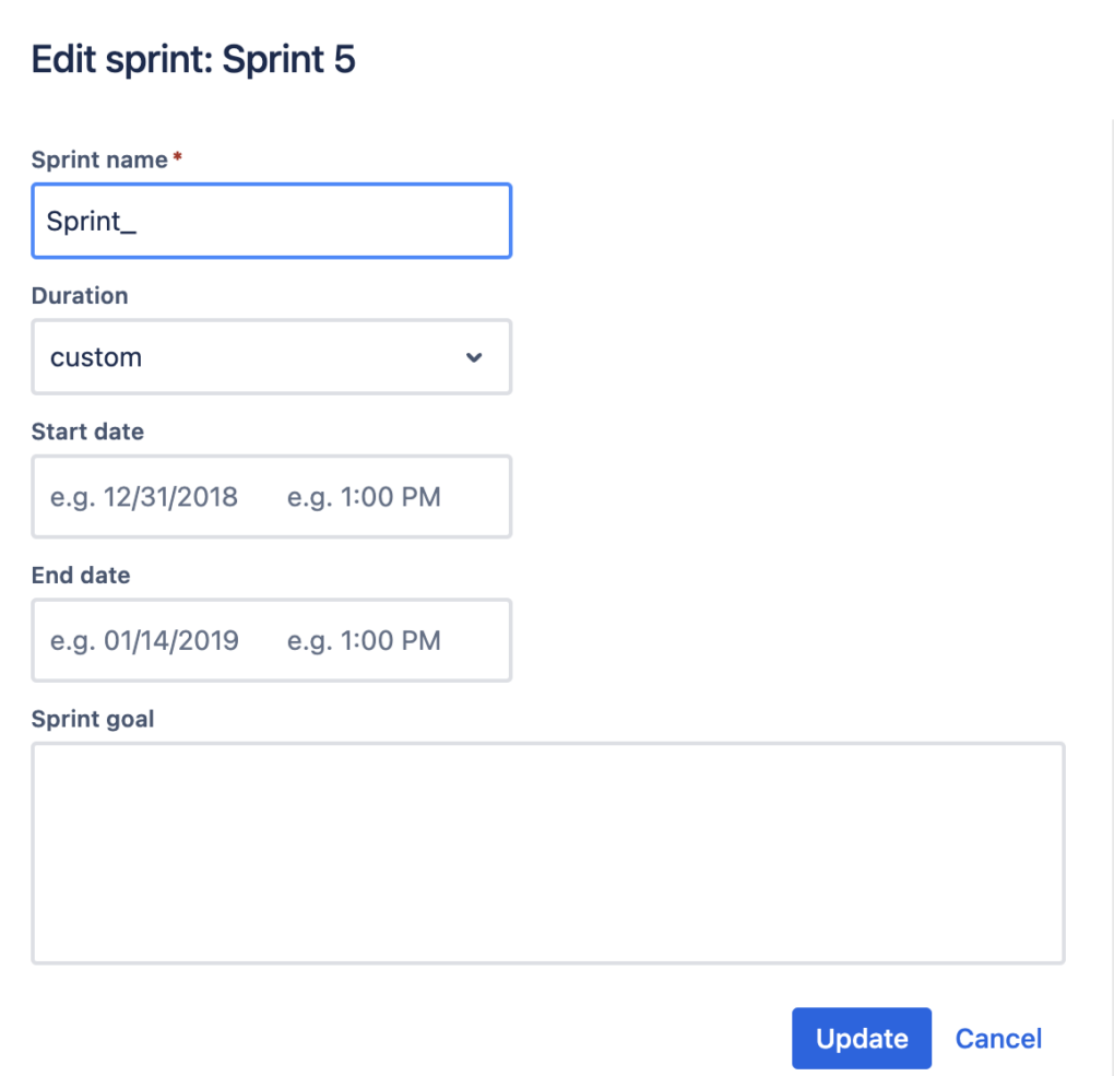 Navigating to the Sprint Planning Section