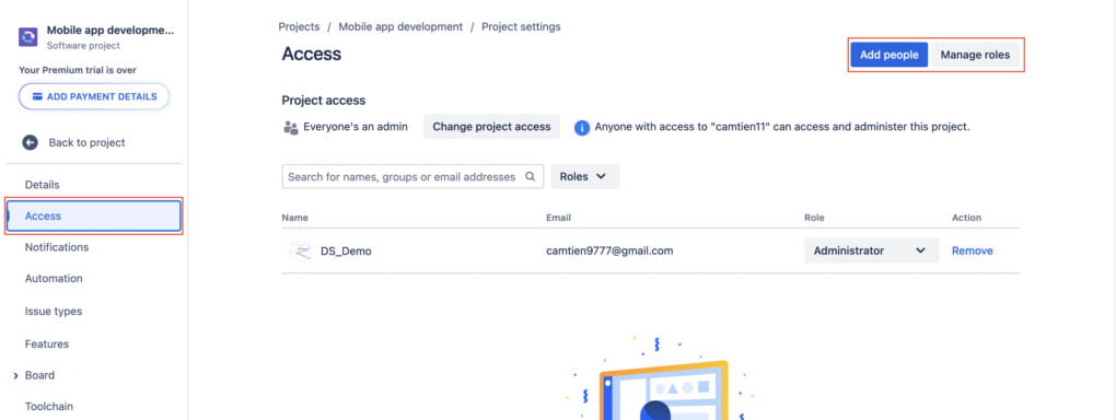 Creating Jira Roles