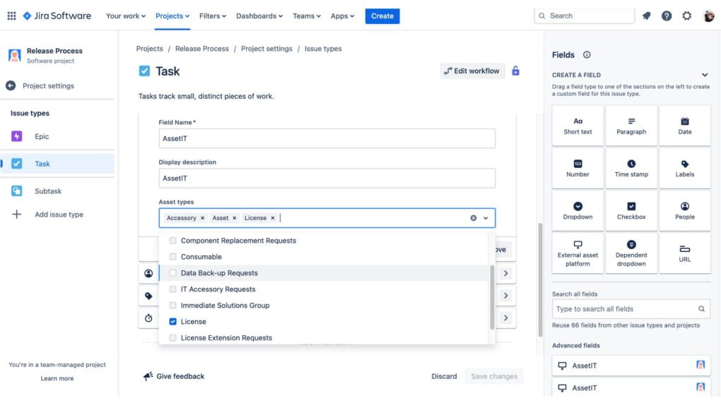 AssetIT supports sorting out data to display in a Jira issue to ensure privacy and flexibility