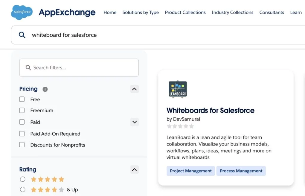 Whiteboards for Salesforce