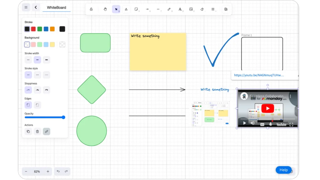 Whiteboard elements