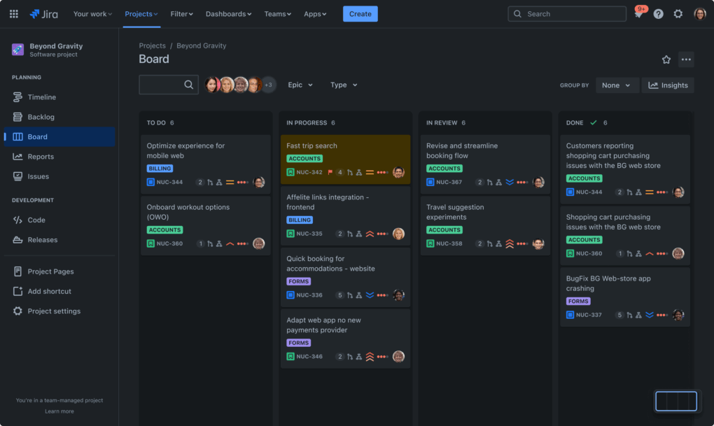 jIRA Board