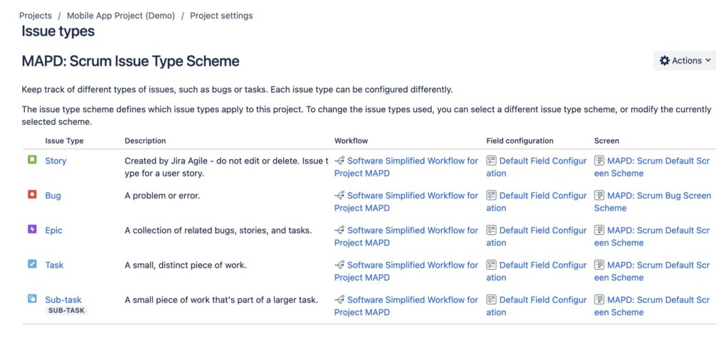 Understanding Jira Issue Types