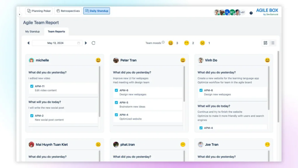 daily standup for jira
