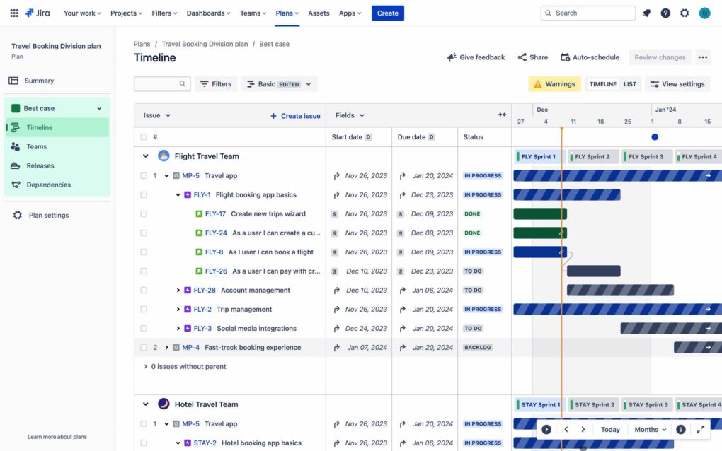 Jira Advanced Planning
