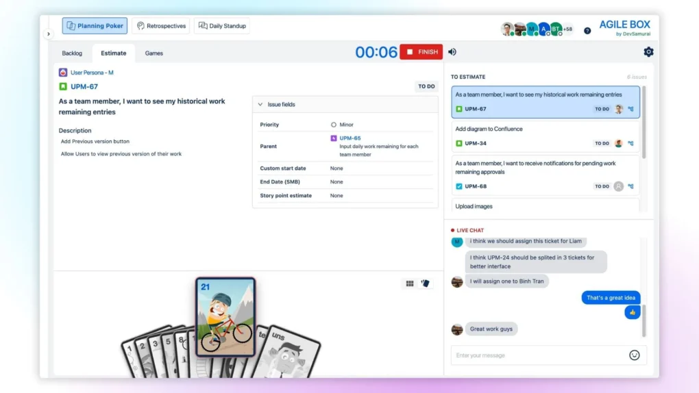 planning poker for jira