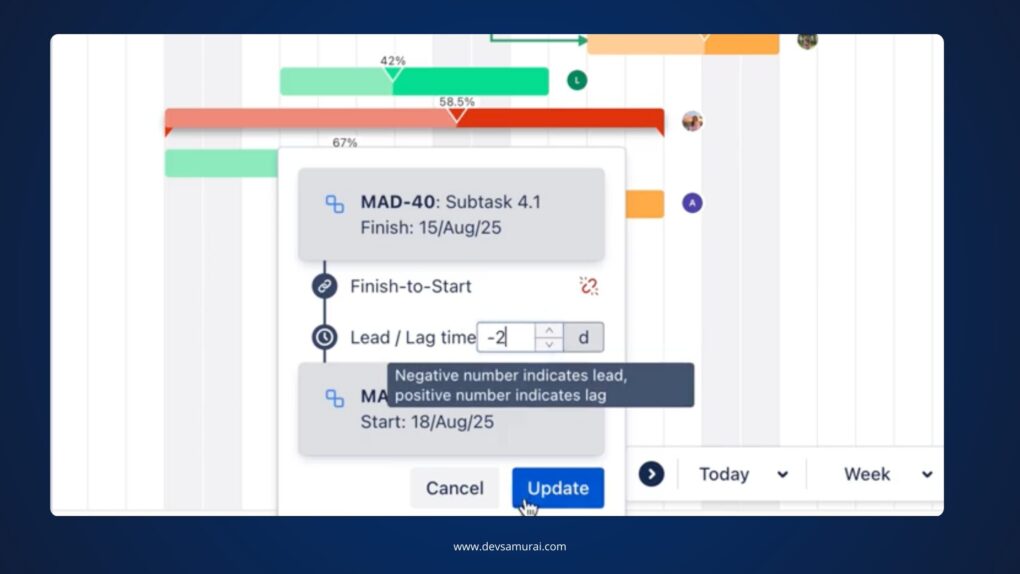 add lead time in jira