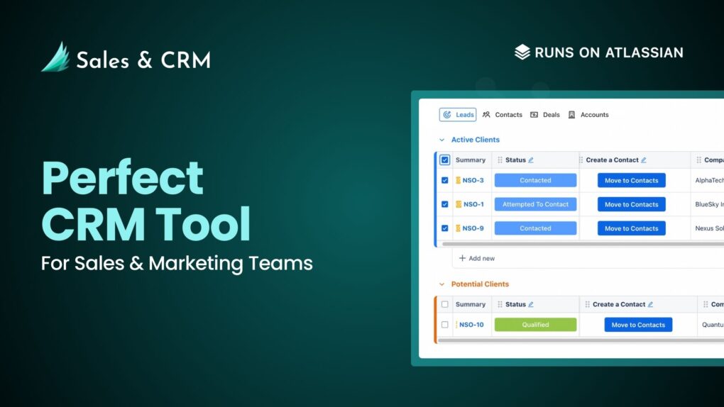 The Perfect CRM Tool for Sales and Marketing teams