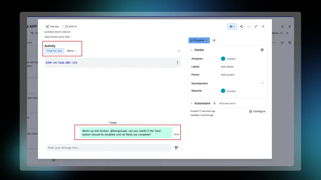 Chat for Jira Atlassian 