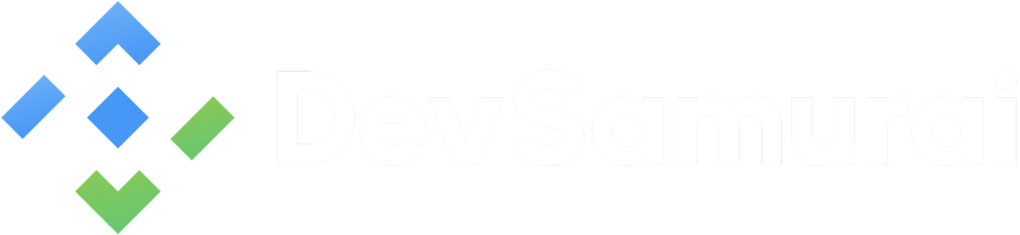 Logo DevSamurai no slogan